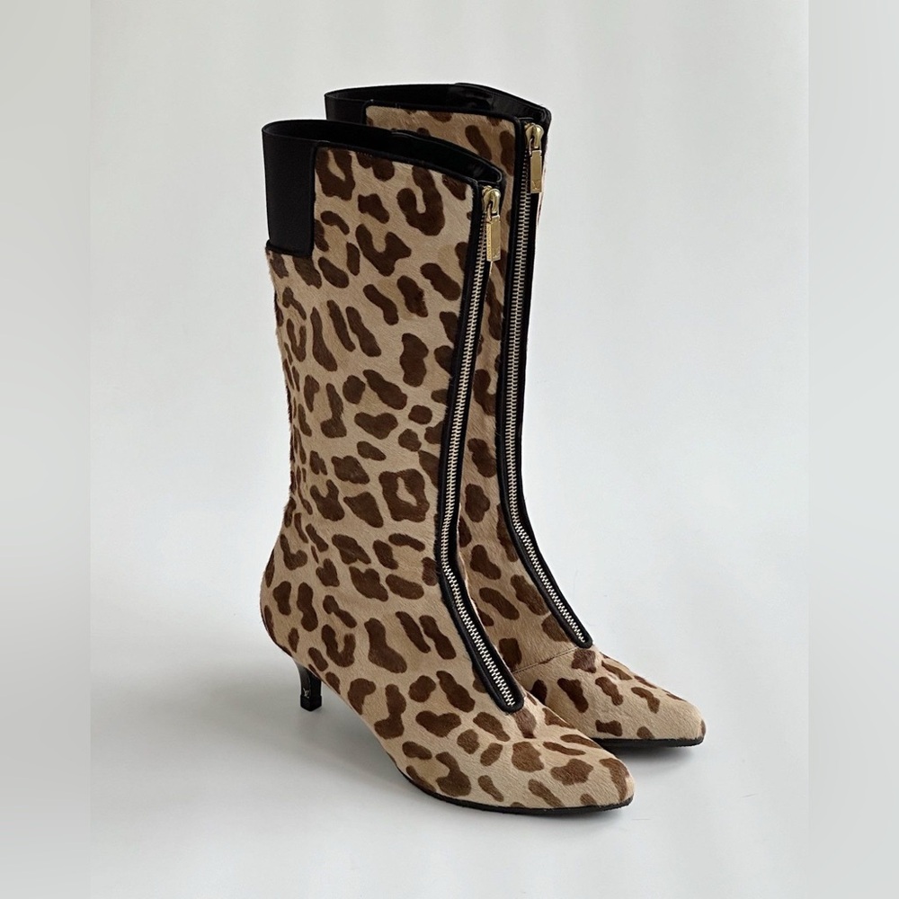 Louis Vuitton Pony Hair Giraffe Print Boots - Picture 2 of 10